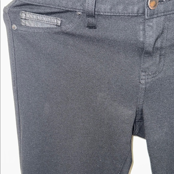 Calvin Klein Jeans Ankle Pant Straight Leg High Rise Pockets Black Womens size 4 - Picture 4 of 9